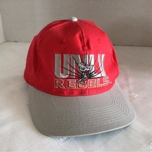UNLV Runnin’ Rebels Red SnapBack Ball Cap in Red and Gray